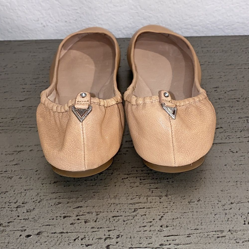 New Gianni Bini Kayson Leather Flats Pink Marble - Picture 5 of 6